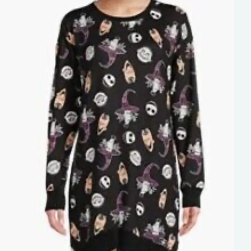 Disney Halloween Black Patterned Sweater size S - Picture 3 of 11